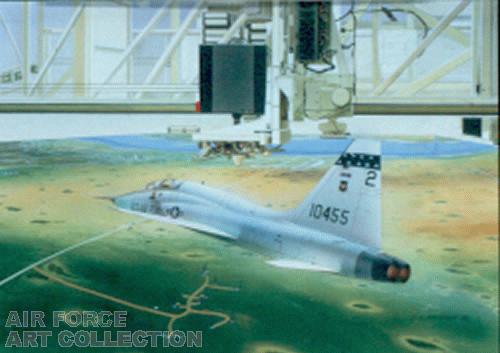 T-38s and the Flight Simulator Camera at Randolph AFB